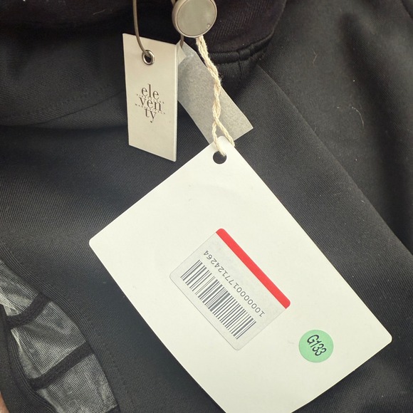 Eleventy black high waisted sweatpants NEW small - Picture 10 of 12